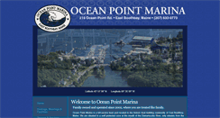Desktop Screenshot of oceanpointmarina.com